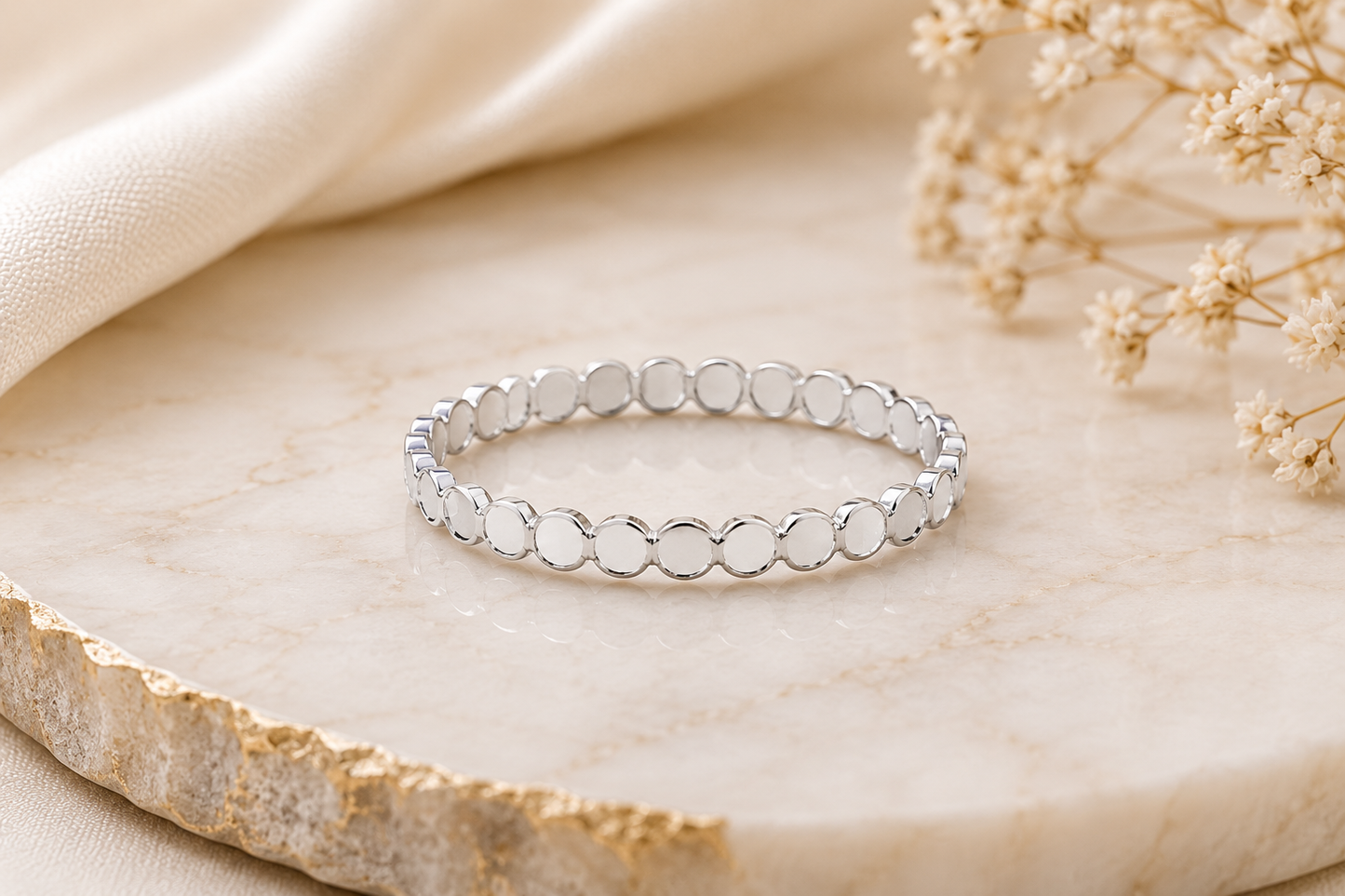 The Aurelia Band In Silver