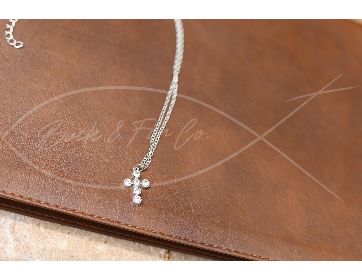 Cross rhinestone
