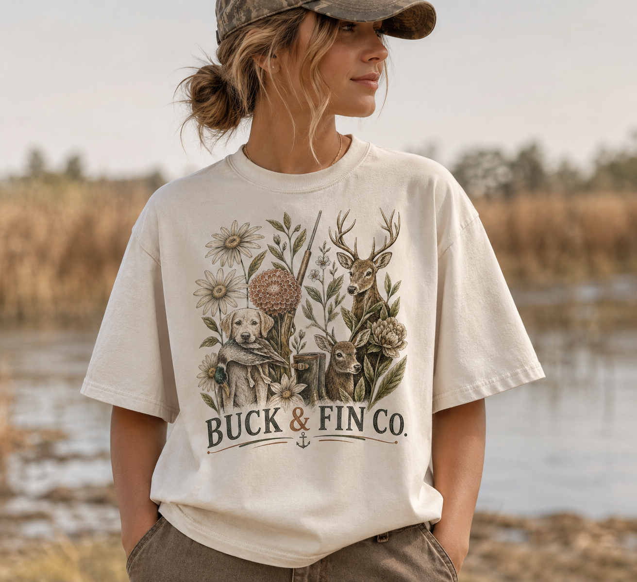 Blooms In Harmony Boxy Tee