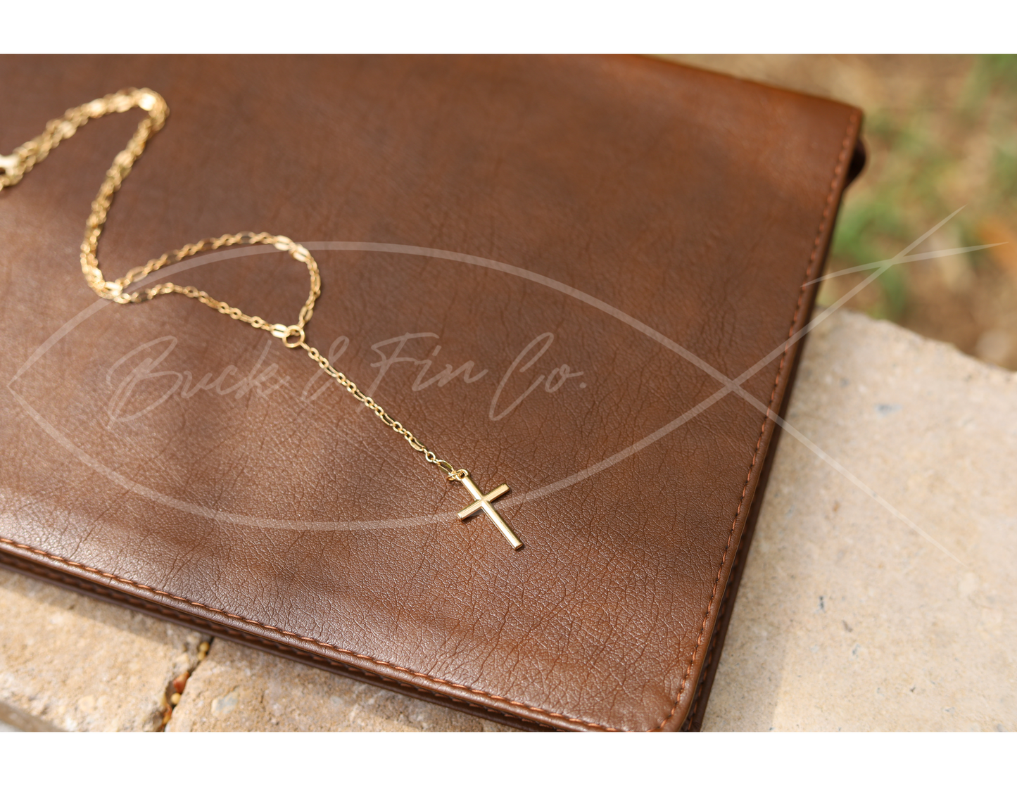 Y cross necklace
