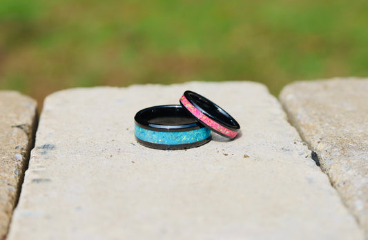 Aquamarine Opal Glow Stone Ring